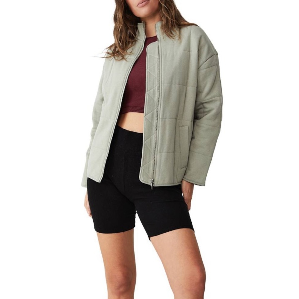 Sage green light weight jacket
